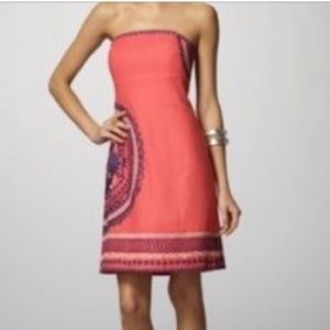 Lilly Pulitzer | Hot Pink Strapless Dress NWT